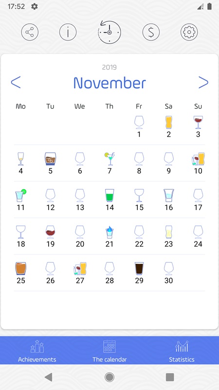 Display and sort drinks in real-time in Alcogram MOD APK