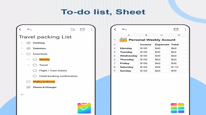 Write down a to-do list in Nice Mind Map MOD APK