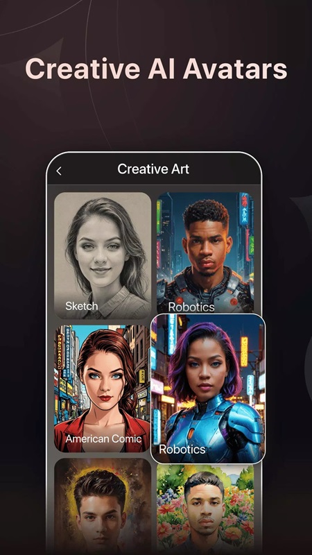 Create the latest artistic style photos in Facewow MOD APK