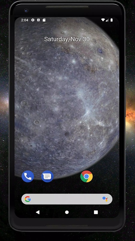 Regularly re-adjust the speed of the wallpapers in Earth 3D Live Wallpaper MOD APK