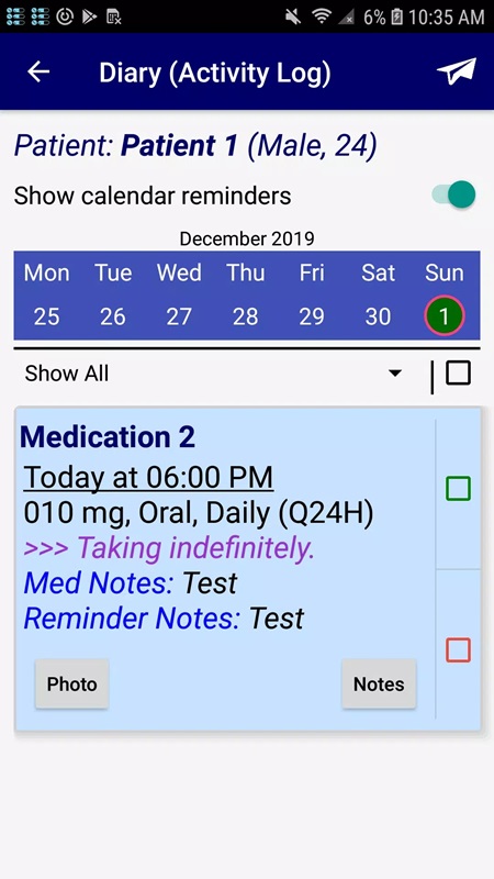 Create a medicine reminder and health tracker widget in MedList Pro MOD APK