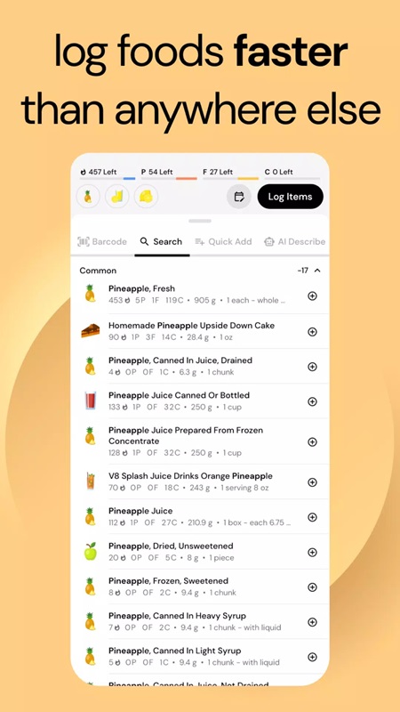 Set up a daily food diary in MacroFactor MOD APK