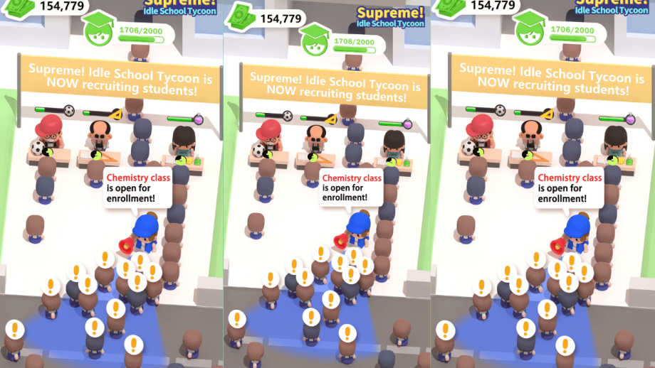 Supreme! Idle School Tycoon MOD APK V1.100.21 (Free In-App Purchase, Unlock No Ads)