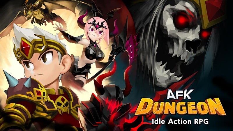 Download AFK Dungeon MOD APK 1.1.58 (Menu, Damage/Defense Multiplier)1.1.4