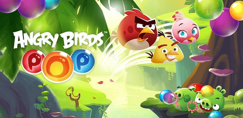 Angry Birds POP Bubble Shooter MOD APK 3.160.0 (Unlimited money, rewards)