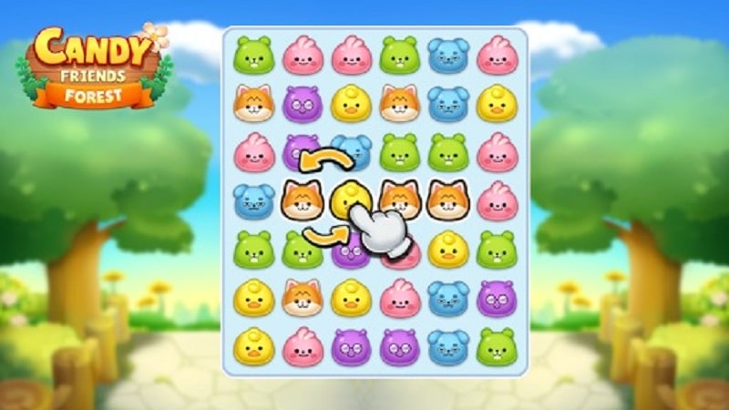 Download Candy Friends Forest MOD APK 1.2.7 (Unlimited hammer, rocket)