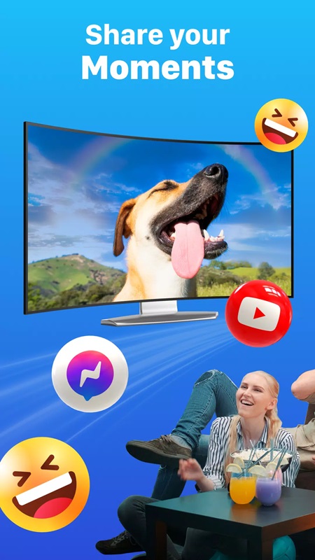 Watch your favorite content with friends on your TV screen in Smart View MOD APK