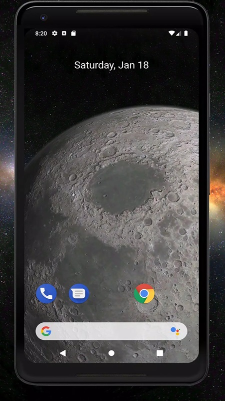 Freely change wallpaper flexibly in Earth 3D Live Wallpaper MOD APK