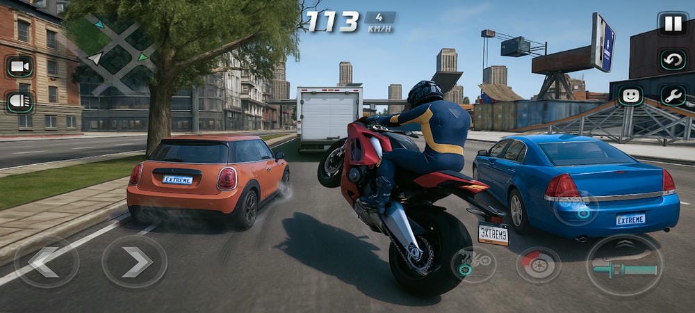 Participate in different races in Extreme Motorcycle Simulator MOD APK