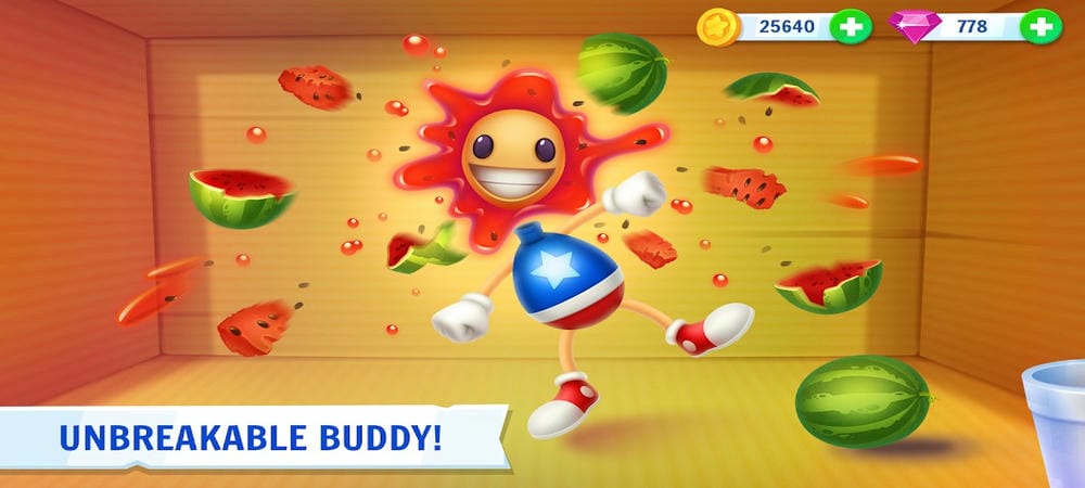 Attack various targets in Kick the Buddy Forever MOD APK