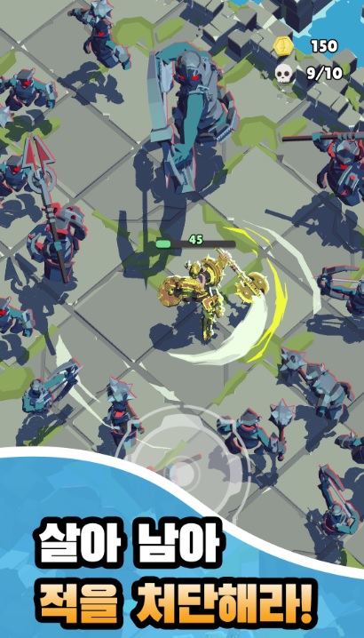 Fight giant monsters to protect the world in God Slayer MOD APK