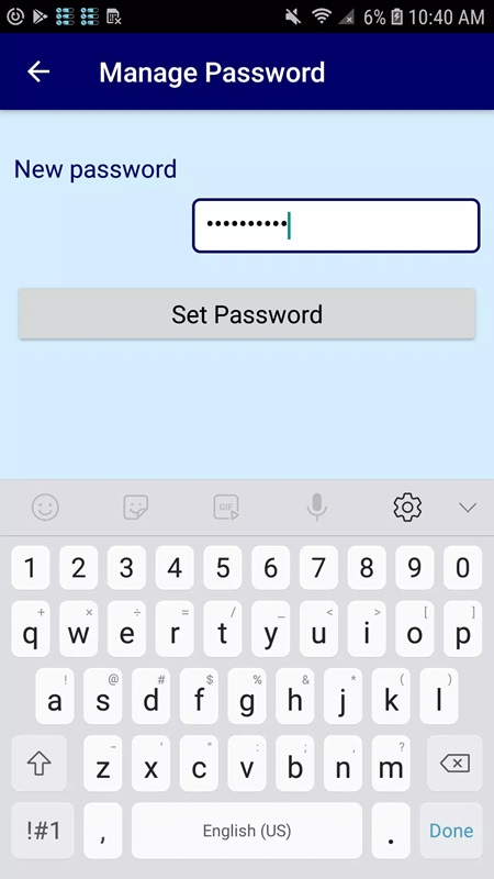 Regularly change new passwords to protect personal medical data in MedList Pro MOD APK