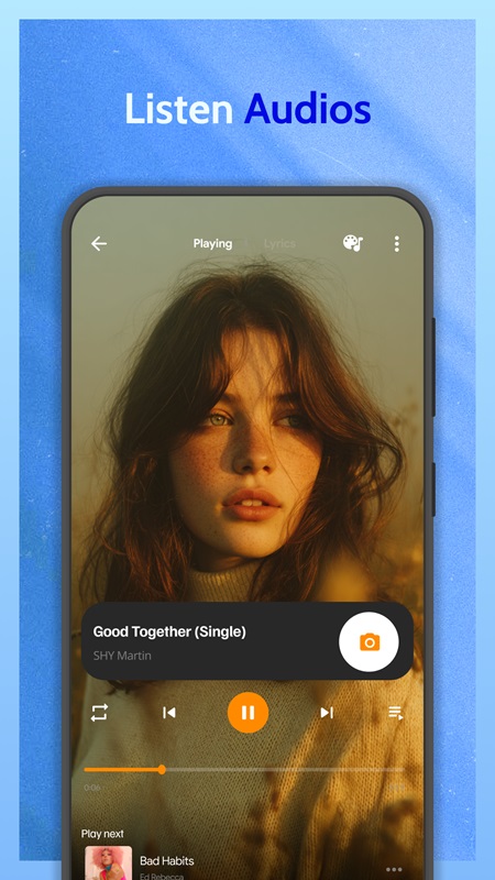 Choose your favorite songs to play in Muzee MOD APK