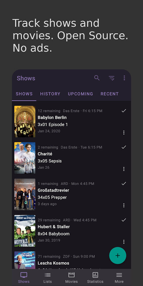 SeriesGuide – Show & Movie Manager