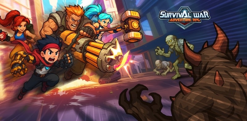 Download Survival War MOD APK 2.4.4 (Menu/Damage Multiplier/Unlimited Money)