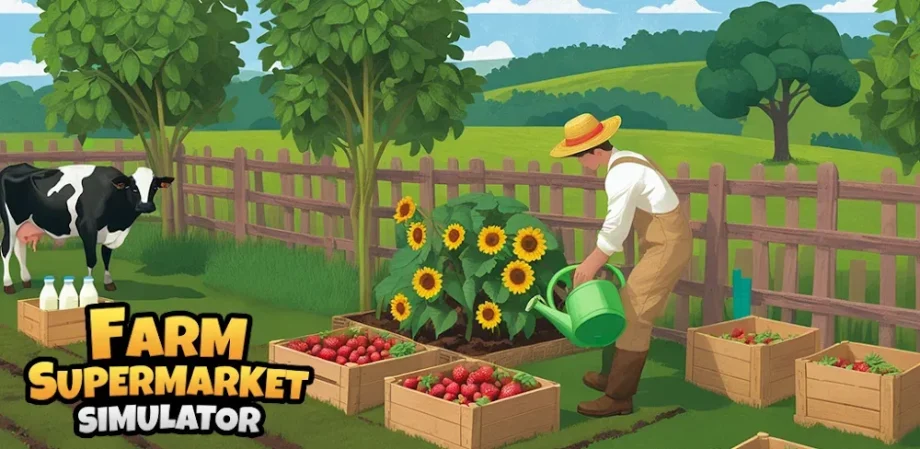 Farm Supermarket Simulator v70 MOD APK (Menu, Free Shopping, No-ADS)