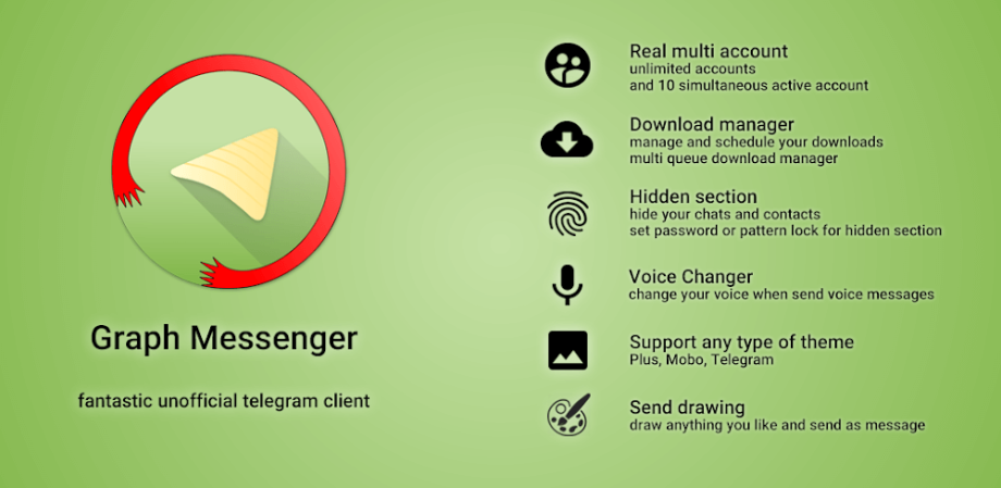 Graph Messenger vT11.8.6 – P11.6.1 MOD APK (Optimized/Lite) Download