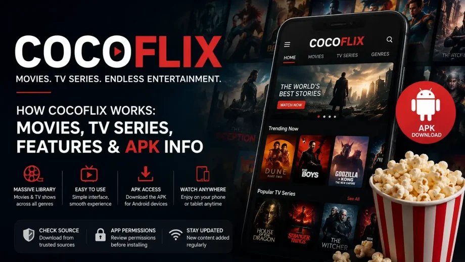 Movies, TV Series, Features and APK Info