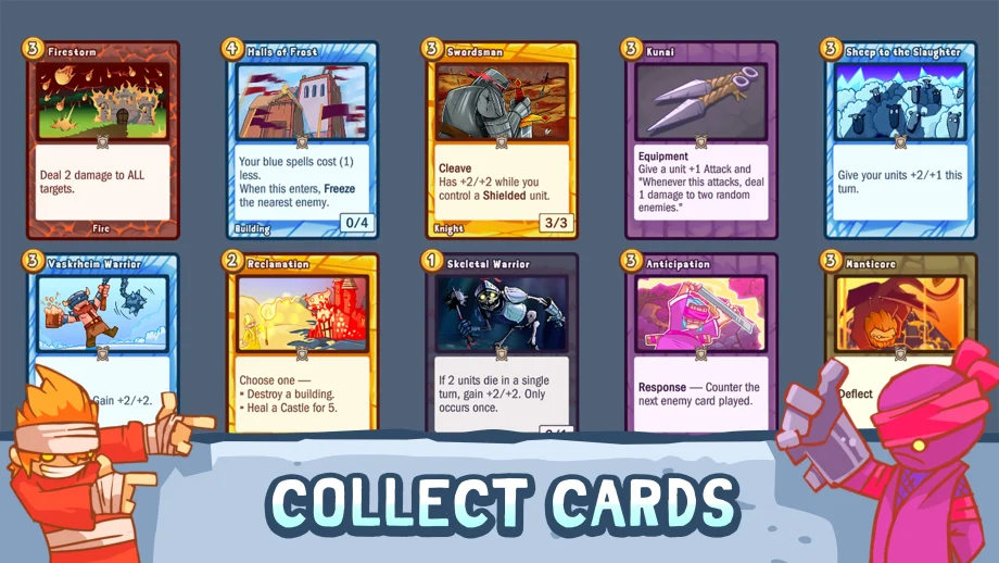 Cards and Castles Ultimate v0.0.1295 MOD APK (No Summon Cost, Skip Enemy Turn) Download