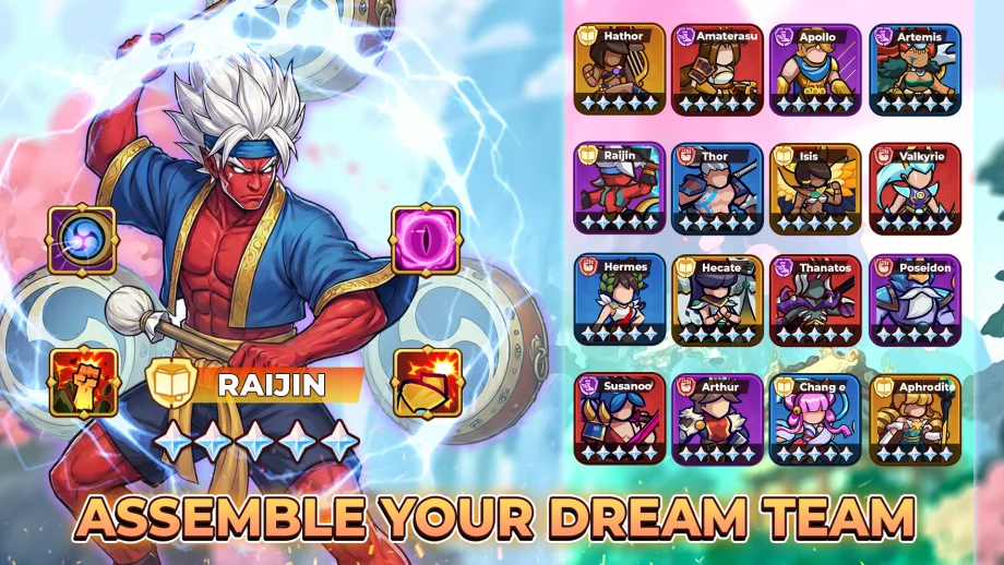 Heavenfall Arena MOD APK V1.0.3 (Unlimited Spending, Unlimited Upgrades, Unlimited Hero Shards, Invincible, No Skill Cooldown, High EXP Gain)