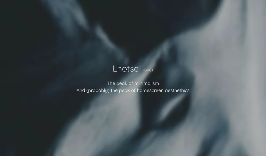Lhotse KWGT v6.9 MOD APK (Full Version) Download