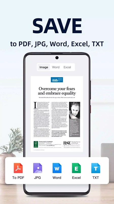Perform fast file conversion in yescan MOD APK