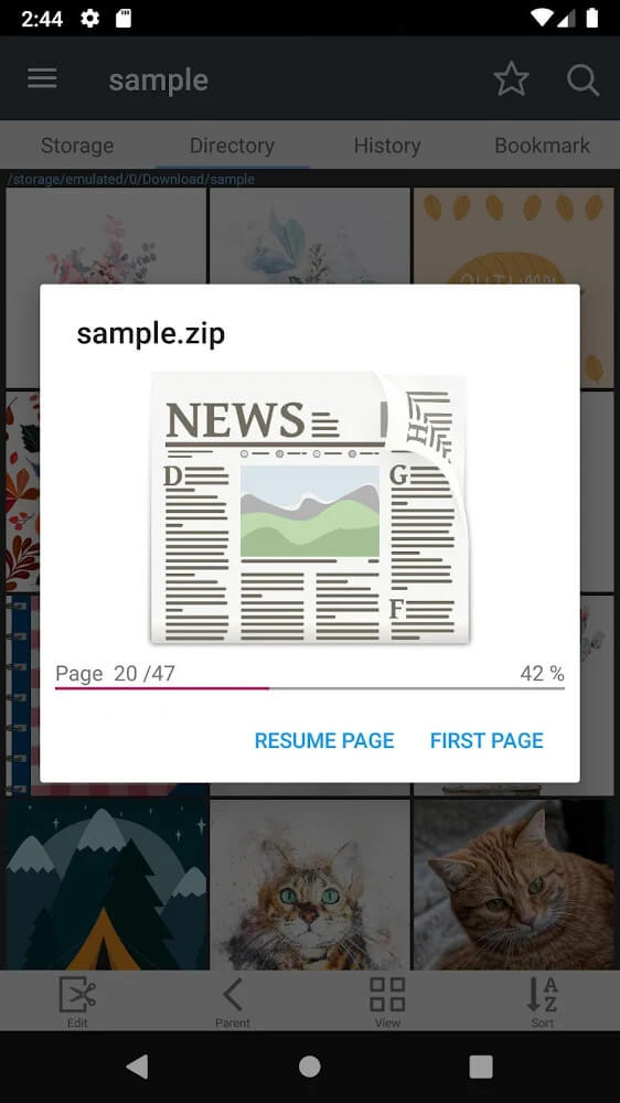 ComicScreen – Image, PDFViewer