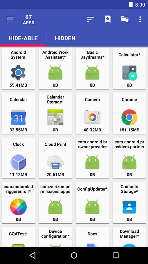 AppMgr Pro III (App 2 SD, Hide and Freeze apps)
