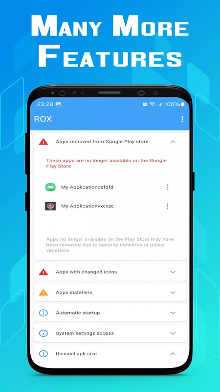Access more new data security features in Rox Security MOD APK