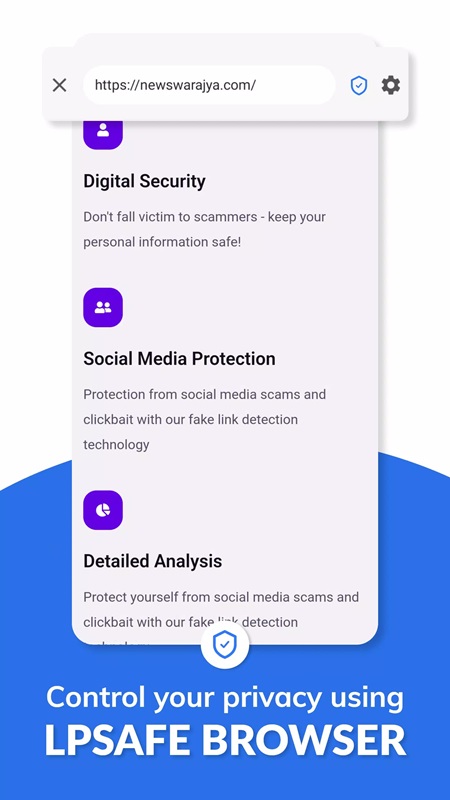 Control your personal privacy through incognito mode in LinkWall MOD APK