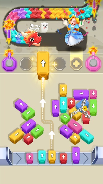 Overcome all levels from difficult to easy in Princess Rescue MOD APK