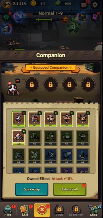 Unlock more skill slots in Stickman vs Zombie: Dark War MOD APK