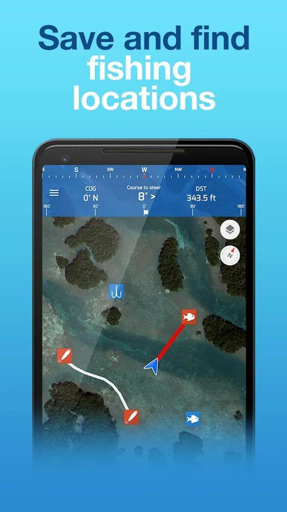 Fishing Points: Maps, Tides & Fishing Forecast