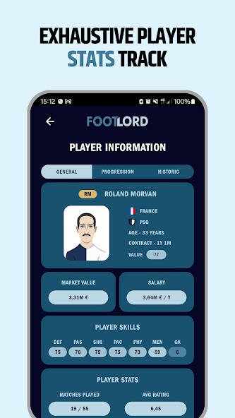 Read the information carefully before buying any player in FootLord MOD APK.