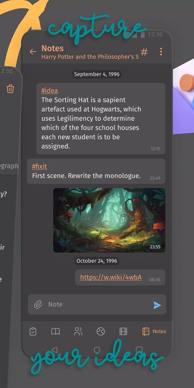 Quickly edit mistakes to perfect your book in Fabula. Story Planner MOD APK
