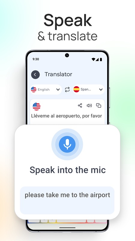 Easily translate both speech and text using Translate Chat & Keyboard MOD APK