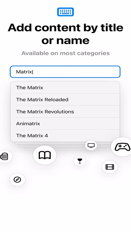 Add content, title or name to the category in Listy MOD APK