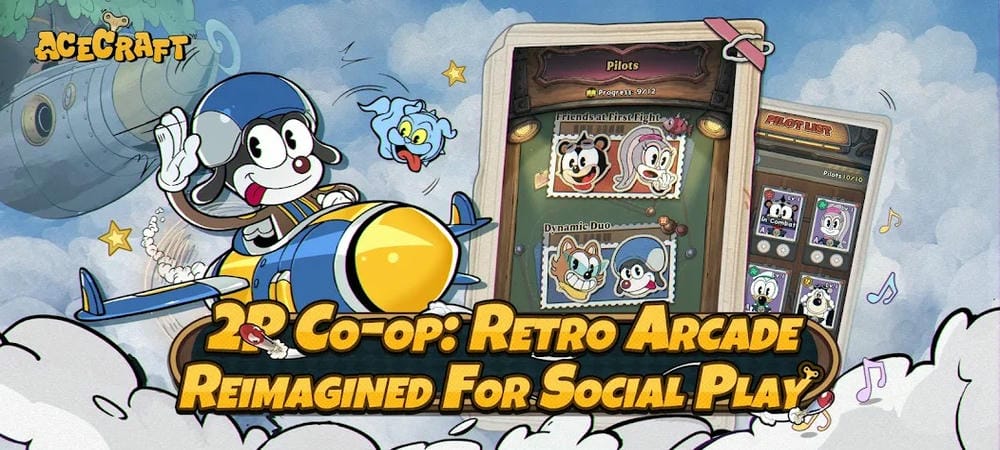Unlock many different pilots to play as in ACECRAFT MOD APK