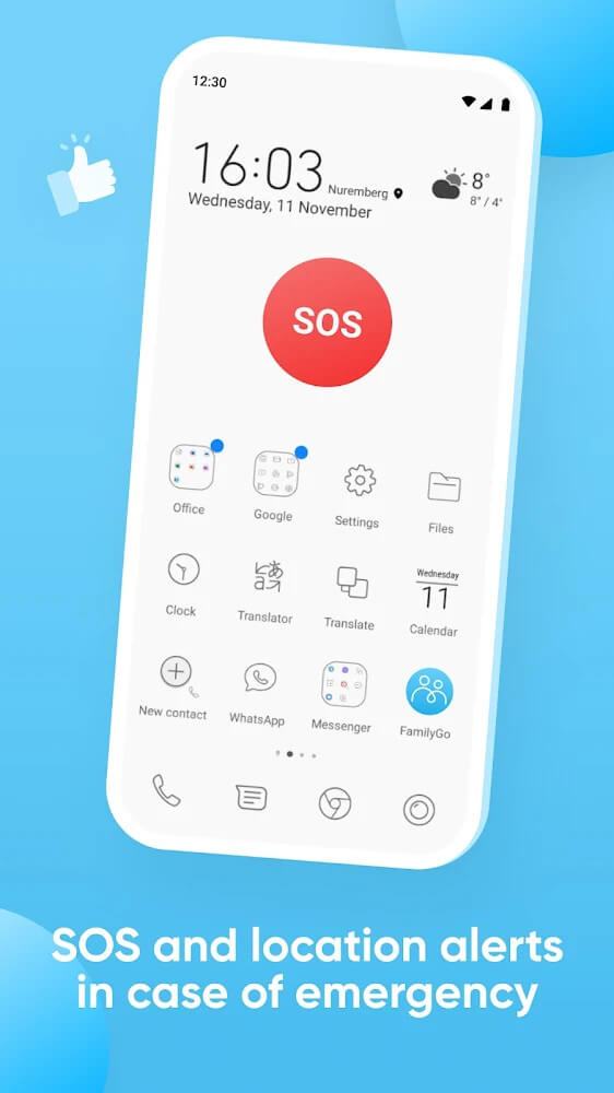 FamilyGo: GPS tracker for your mobile phone