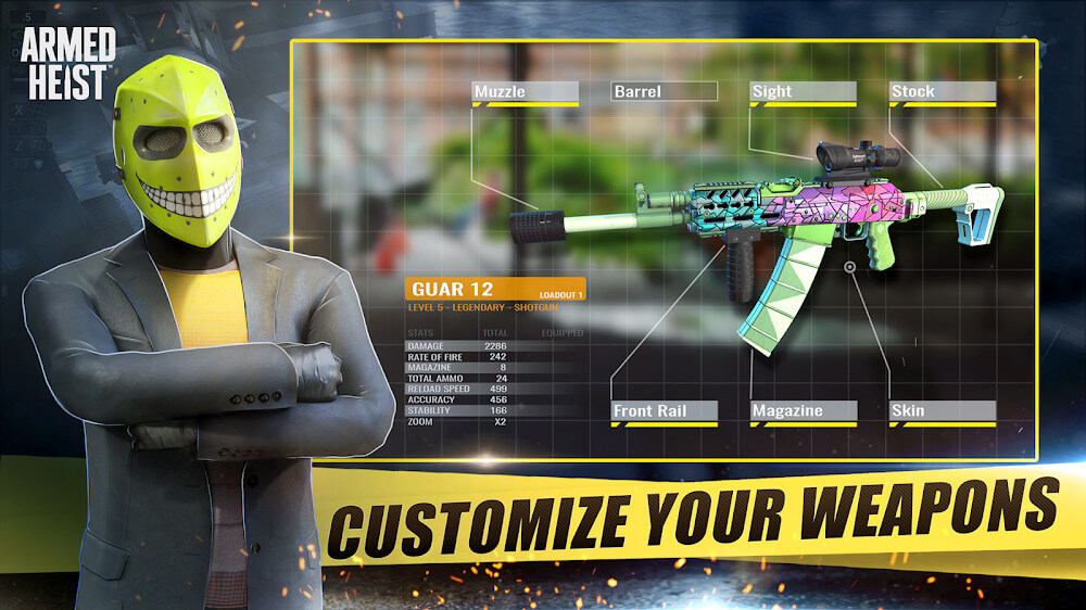Armed Heist: Shooting gun game