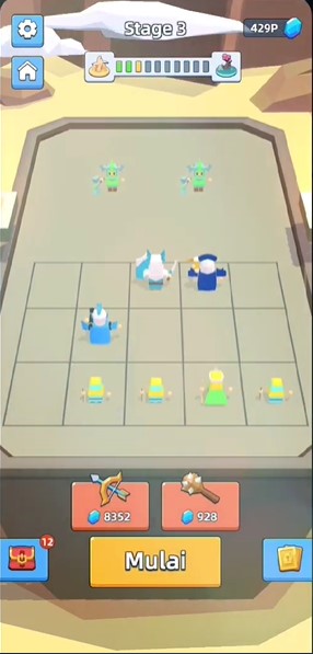Participate in mini games to receive rewards in Conquer the Tower MOD APK