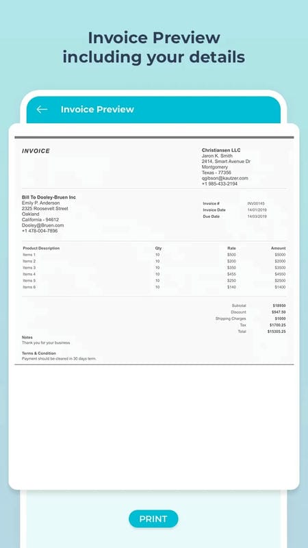 Easy Invoice mod android