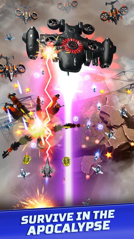 Red Hunt jets action shooter mod apk