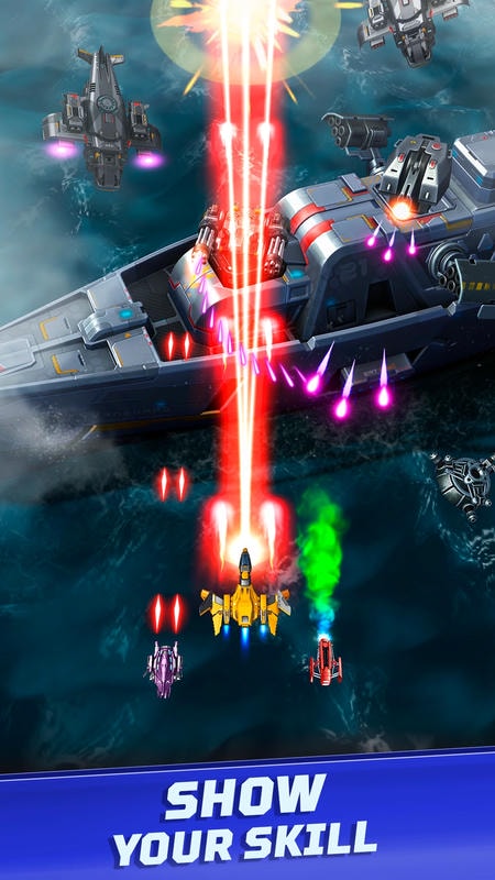 Red Hunt jets action shooter apk mod