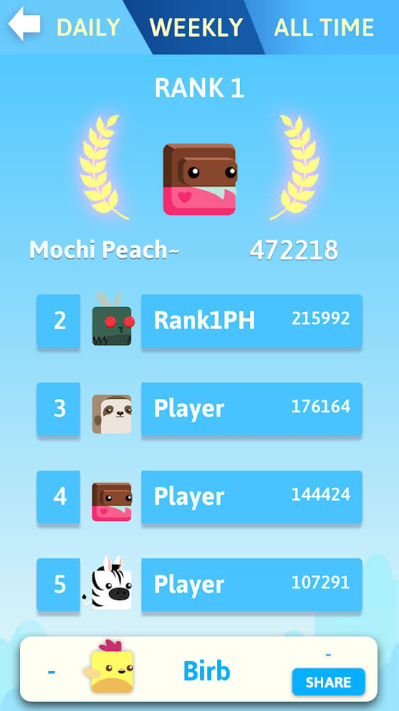 Stacky Bird: Hyper Casual Flying Birdie Dash Game