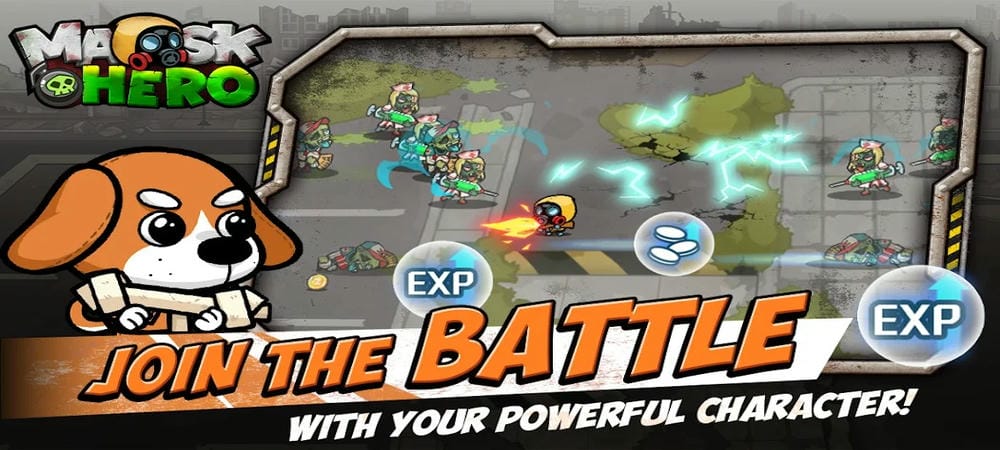 Unlock more skills and powers to overcome big battles in MaskHero MOD APK