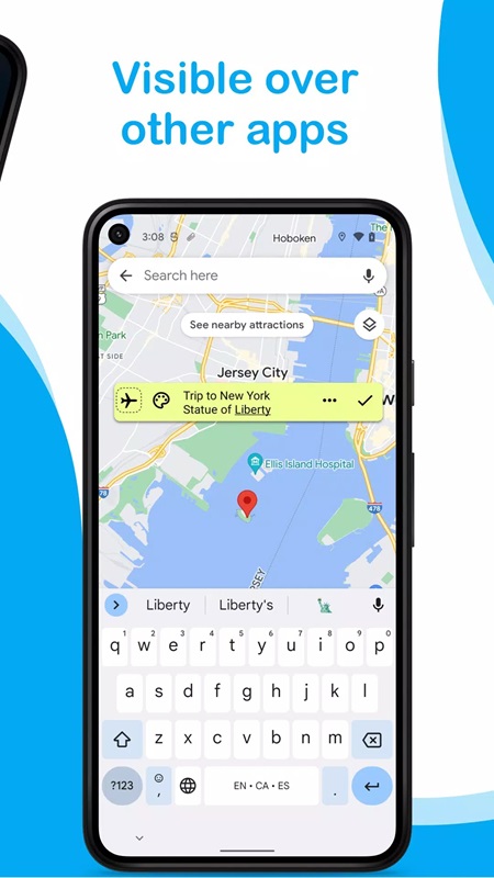Customize notes displayed while using other apps in Floating Notes MOD APK