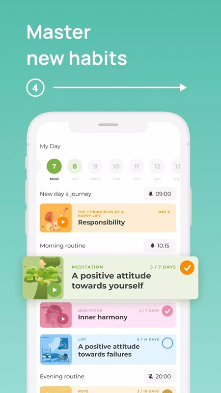 Every day a new habit, eliminate bad habits in UpLife MOD APK