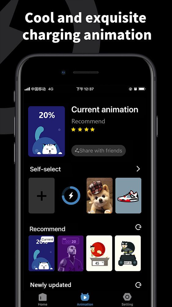Pika! Charging show – charging animation