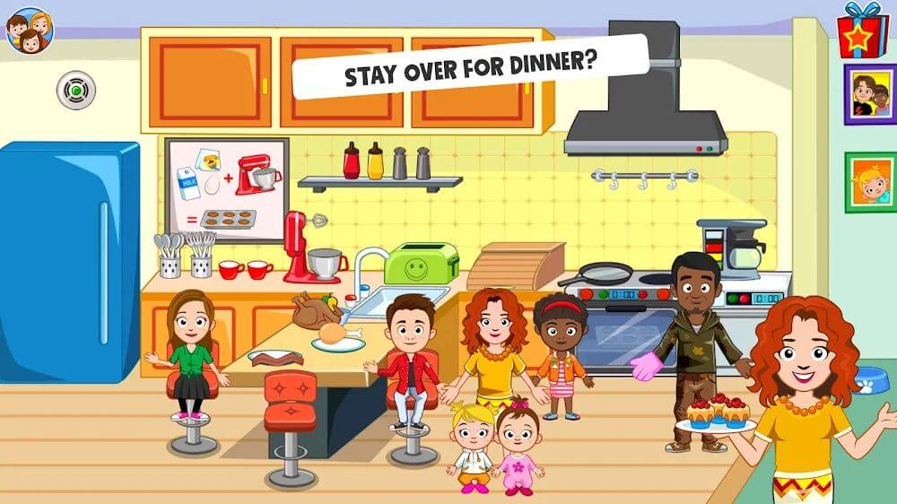 My Town: Friends house game